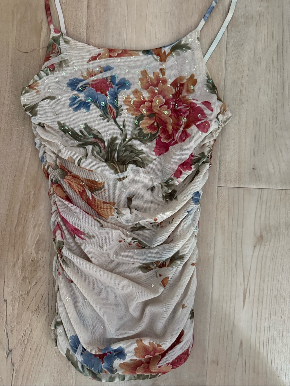 Floral Ruched 90's Cami